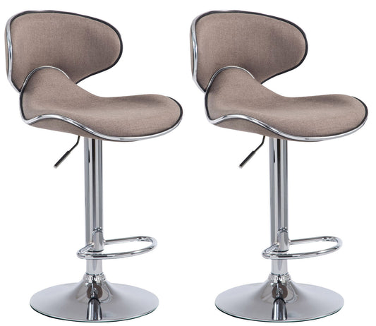 Set de 2 taburete de bar Las Vegas V2 tesatura