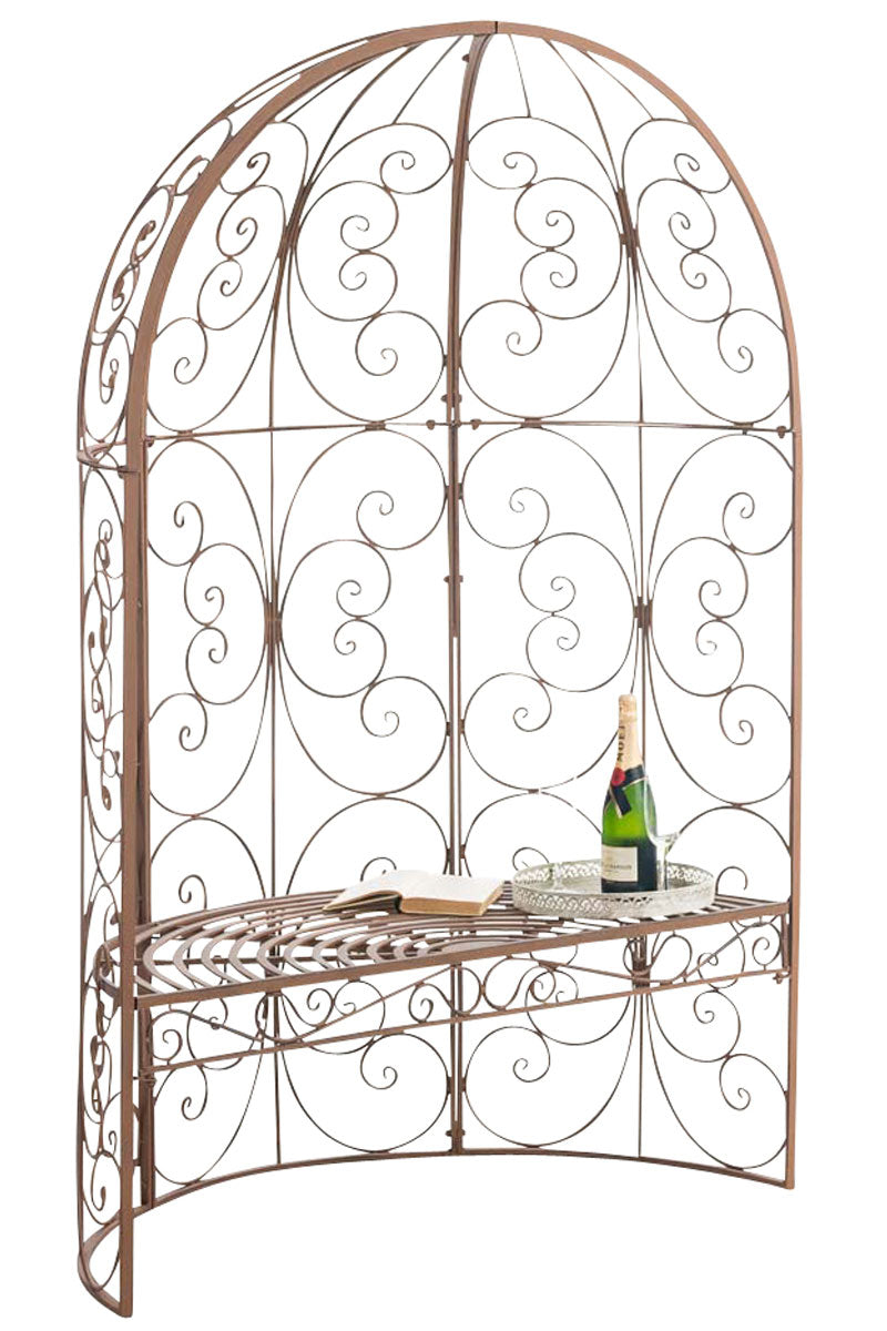 Rosie jumătate de pavilion cu bancă