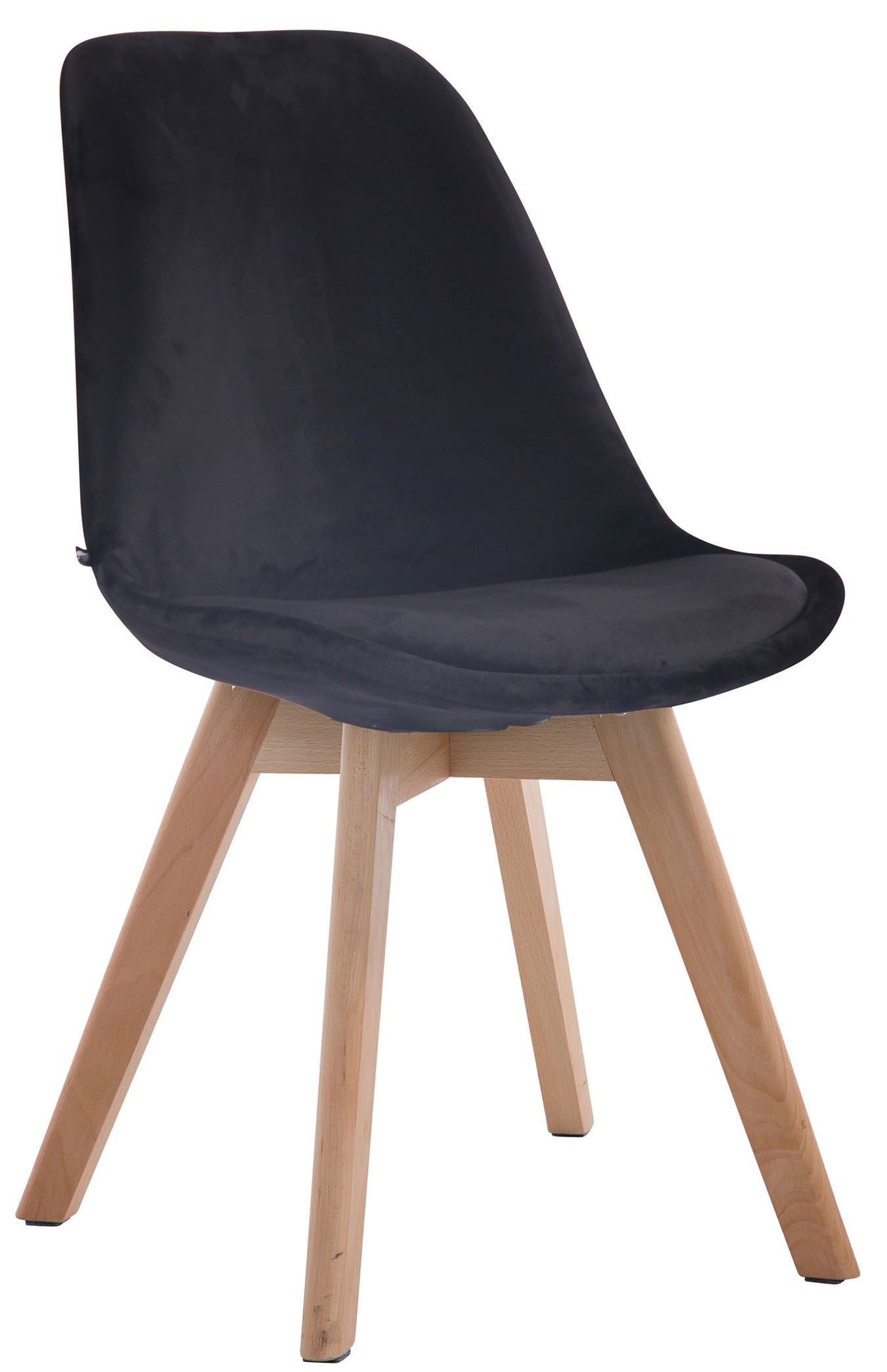 Scaun pentru vizitatori din catifea Borneo