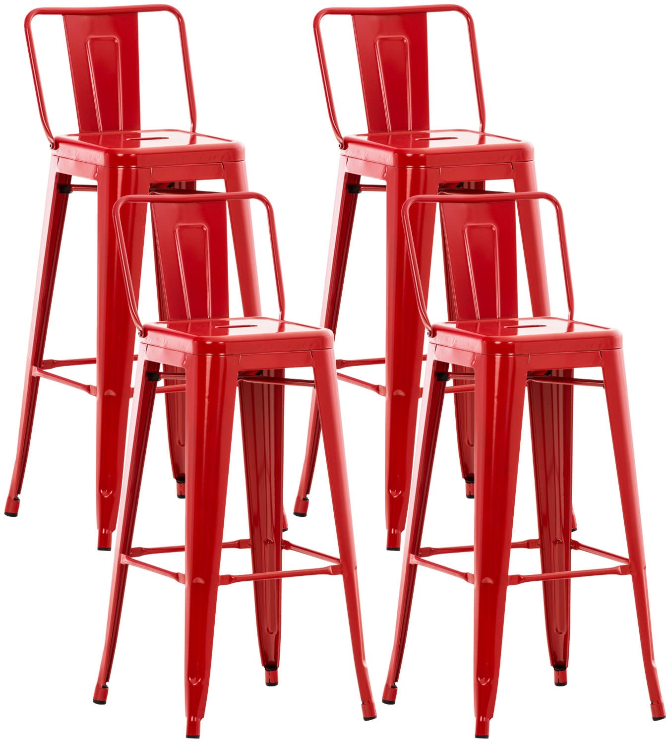 Set de 4 scaune de bar Mason