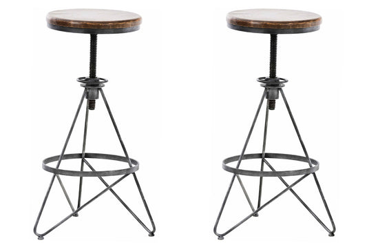 Set de 2 scaune de bar Karla