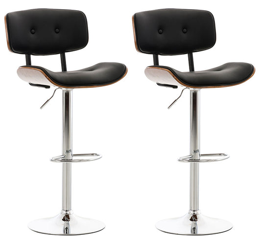 Set de 2 taburete de bar Sarnia imitație de piele