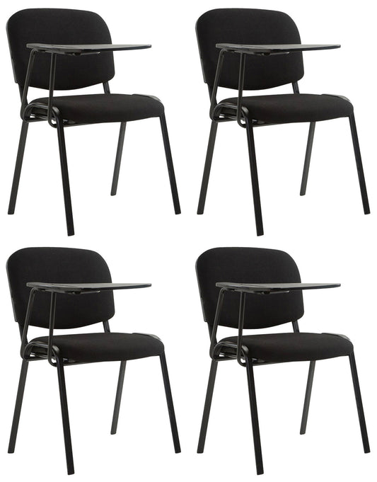 Set de 4 scaune Ken cu masă pliabilă din material textil