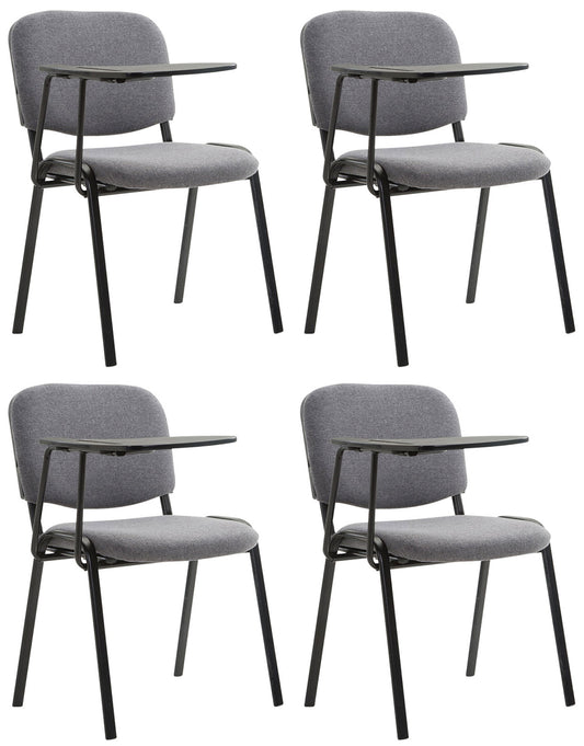 Set de 4 scaune Ken cu masă pliabilă din material textil