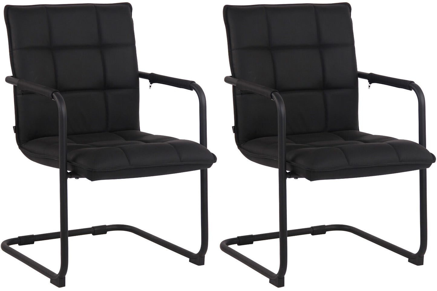 Set de 2 scaune Gandia din piele naturală