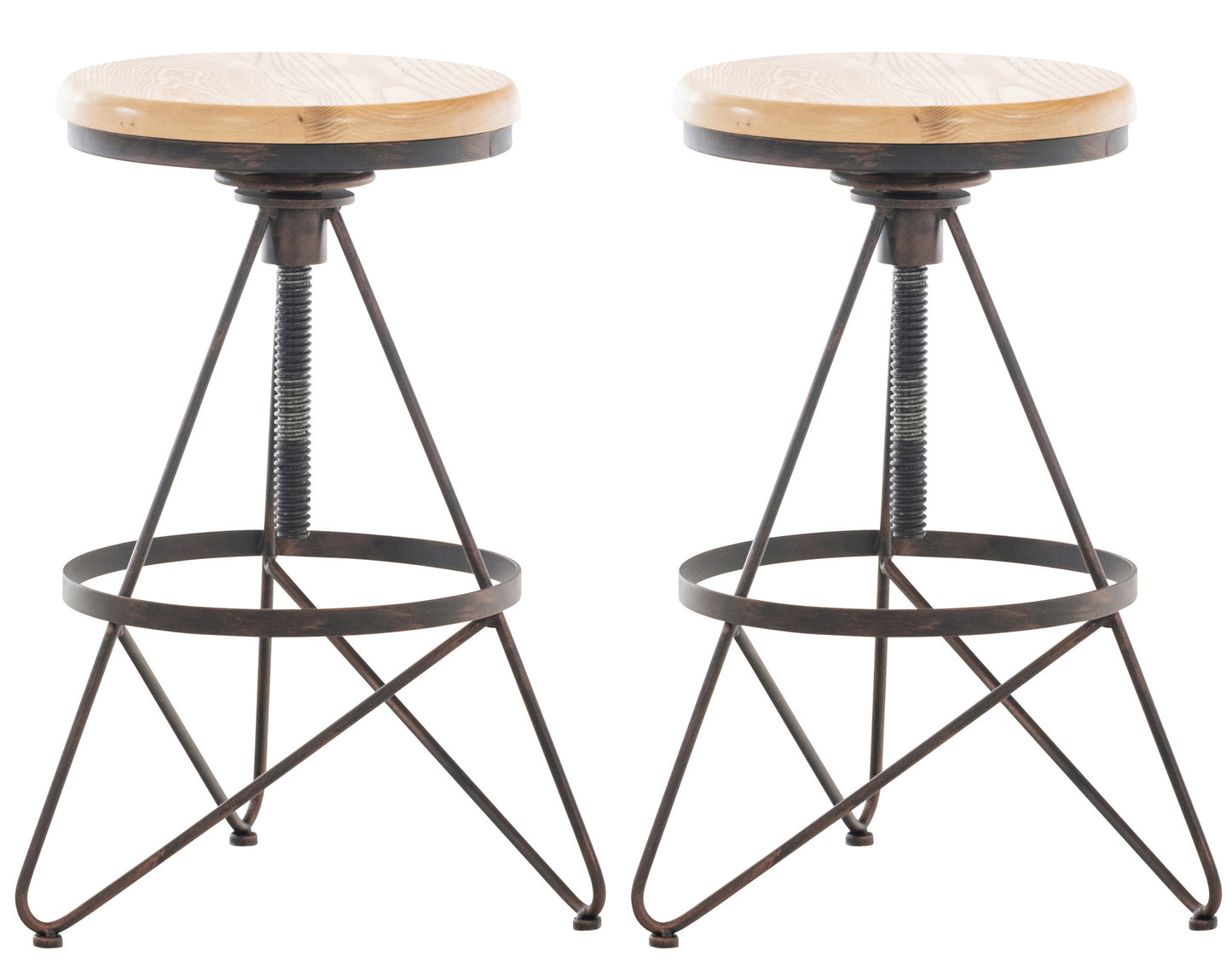 Set de 2 scaune de bar Karla