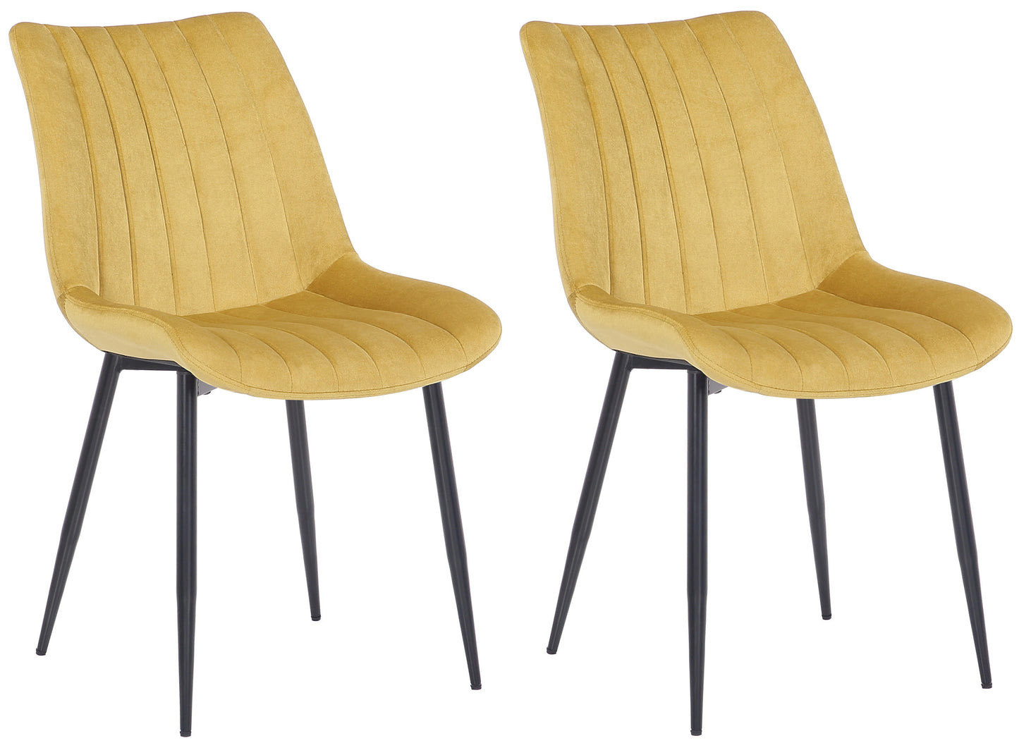 Set de 2 scaune Rahden catifea