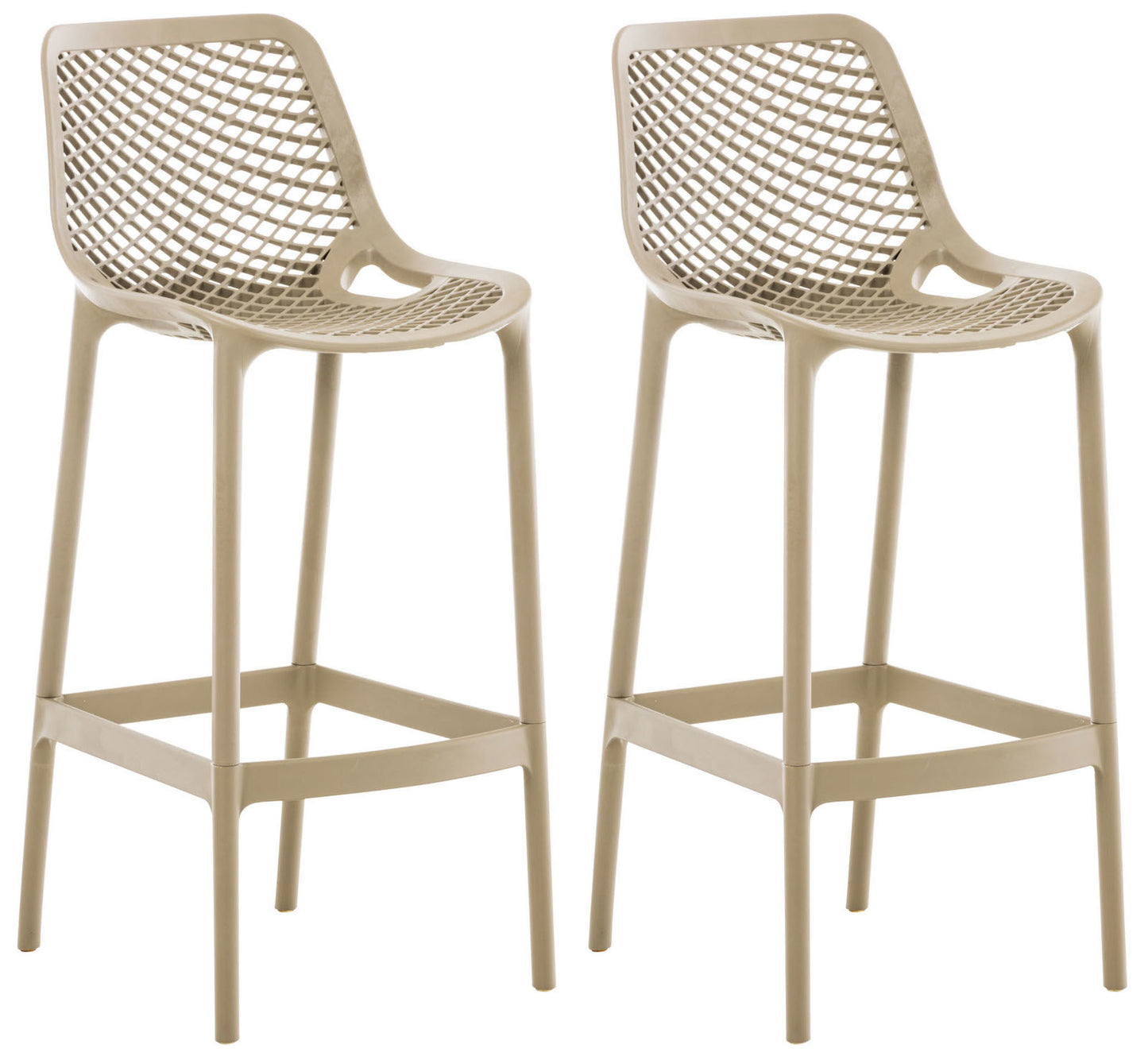 Set de 2 scaune de bar în aer liber Air