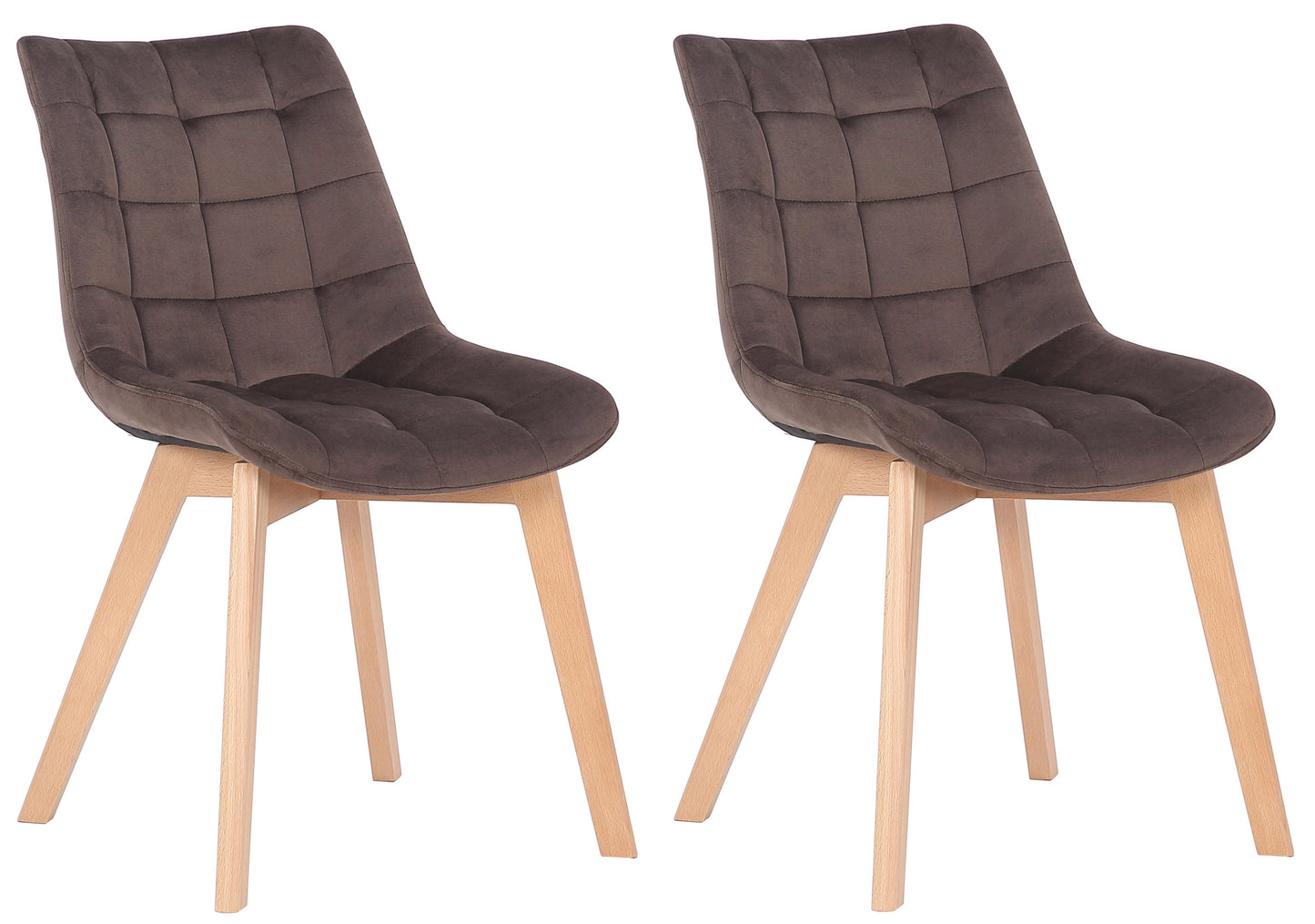 Scaune cu 2 locuri Passaic catifea