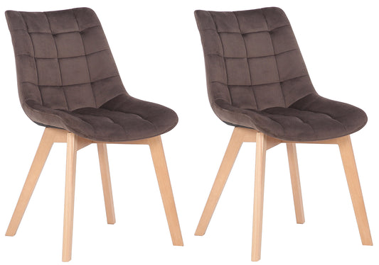 Scaune cu 2 locuri Passaic catifea