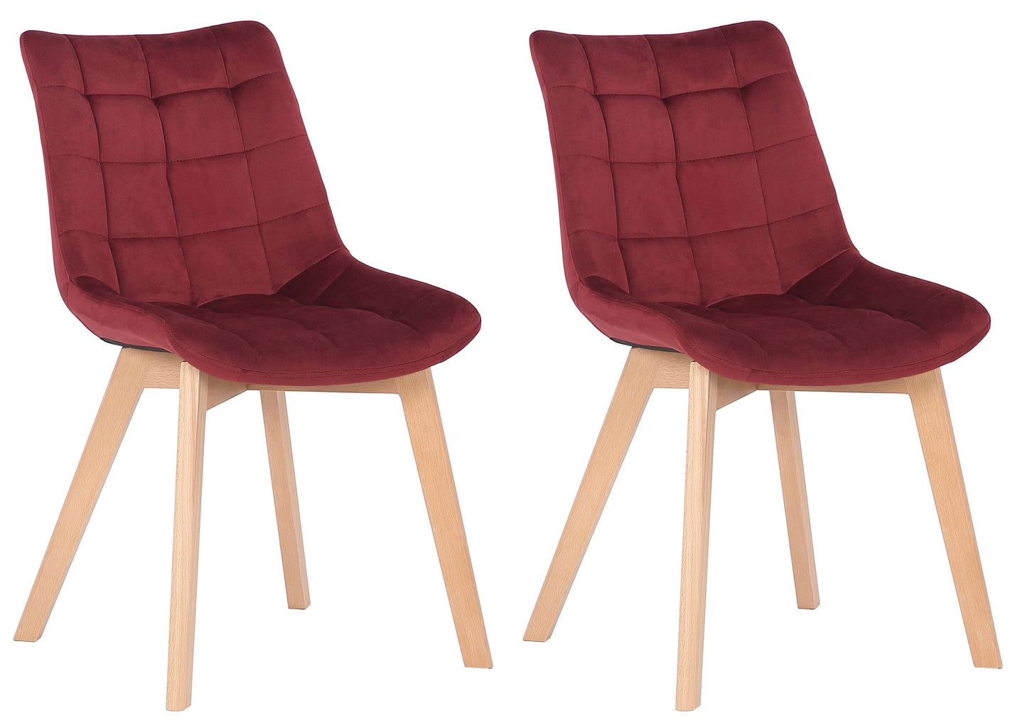 Scaune cu 2 locuri Passaic catifea