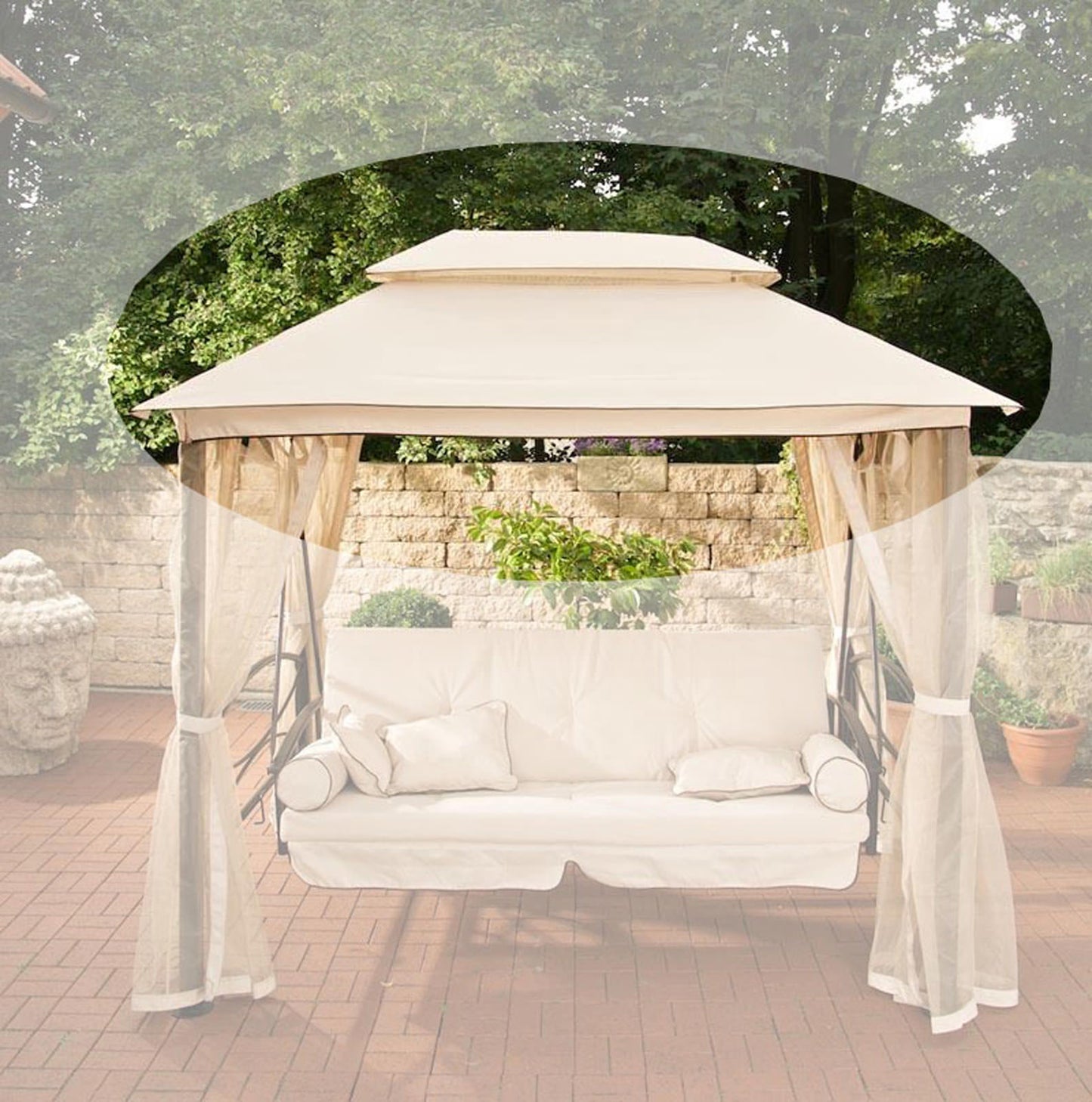 Coperțină din țesătură pentru balansoarul Kenia