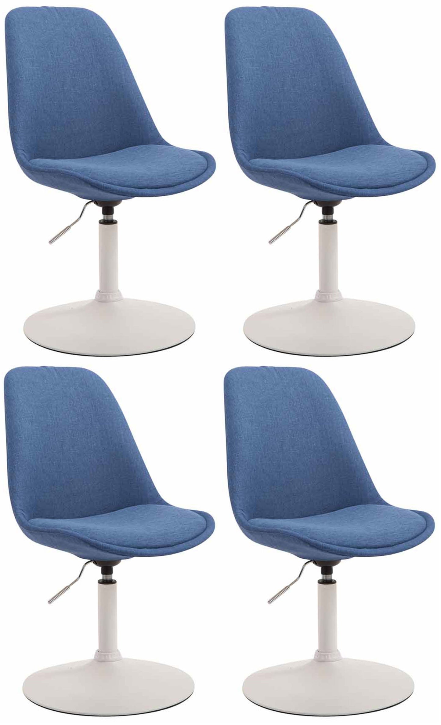 Set de 4 scaune de sufragerie Maverick tesatura