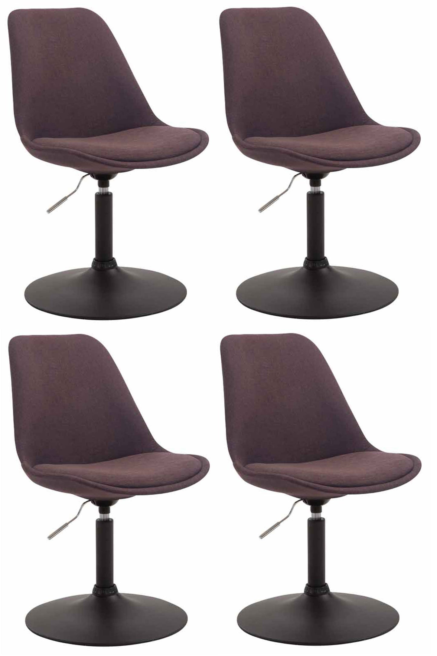 Set de 4 scaune de sufragerie Maverick tesatura