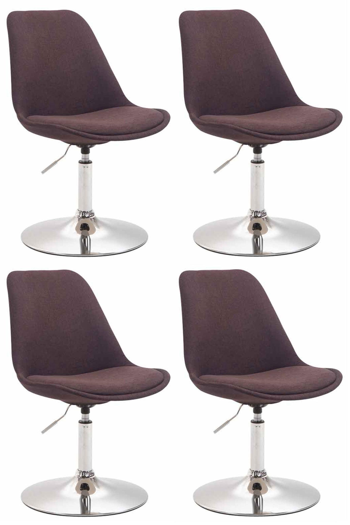 Set de 4 scaune de sufragerie Maverick tesatura