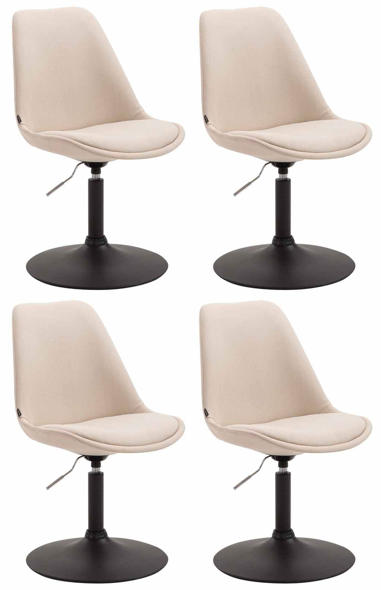 Set de 4 scaune de sufragerie Maverick tesatura