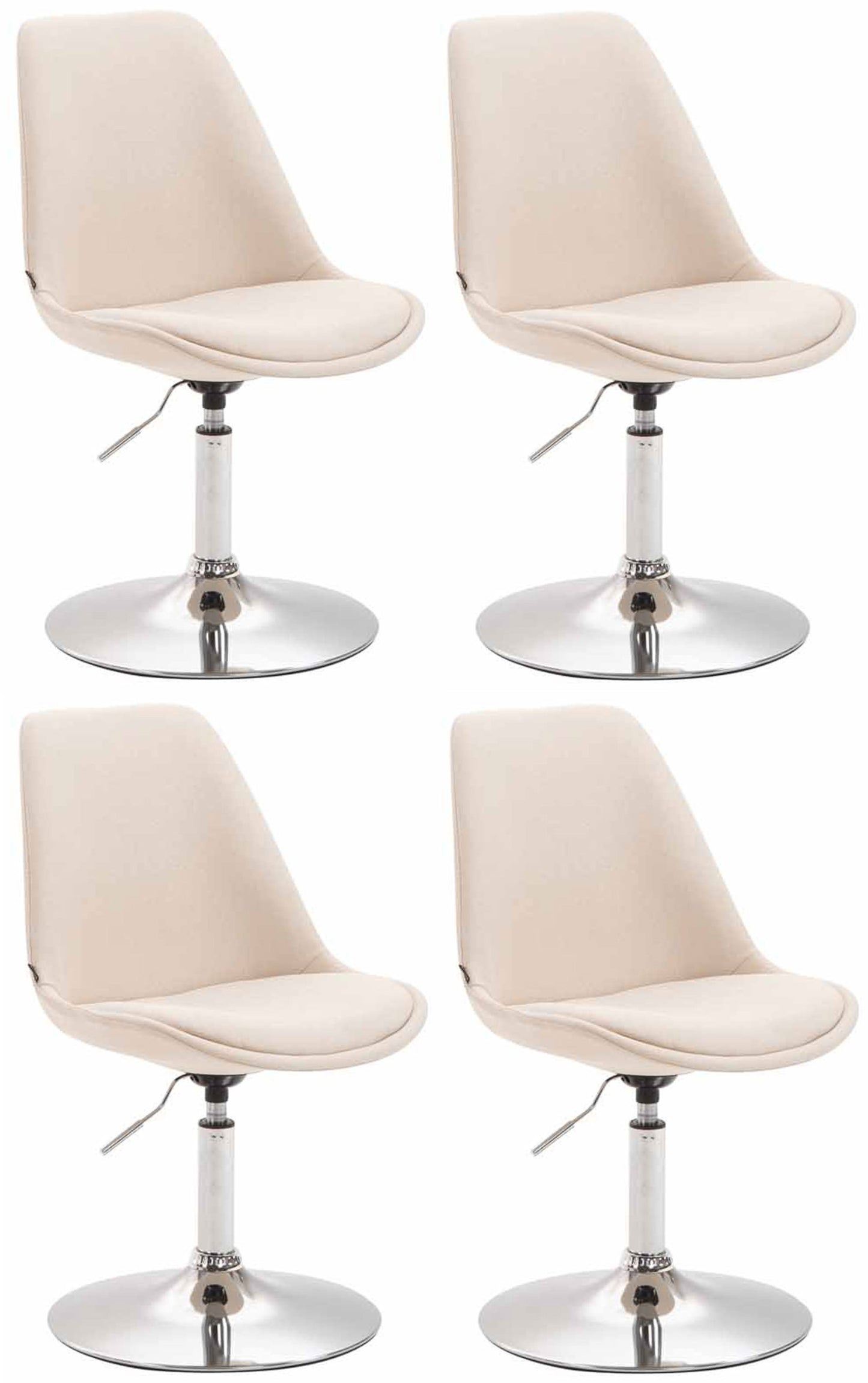 Set de 4 scaune de sufragerie Maverick tesatura