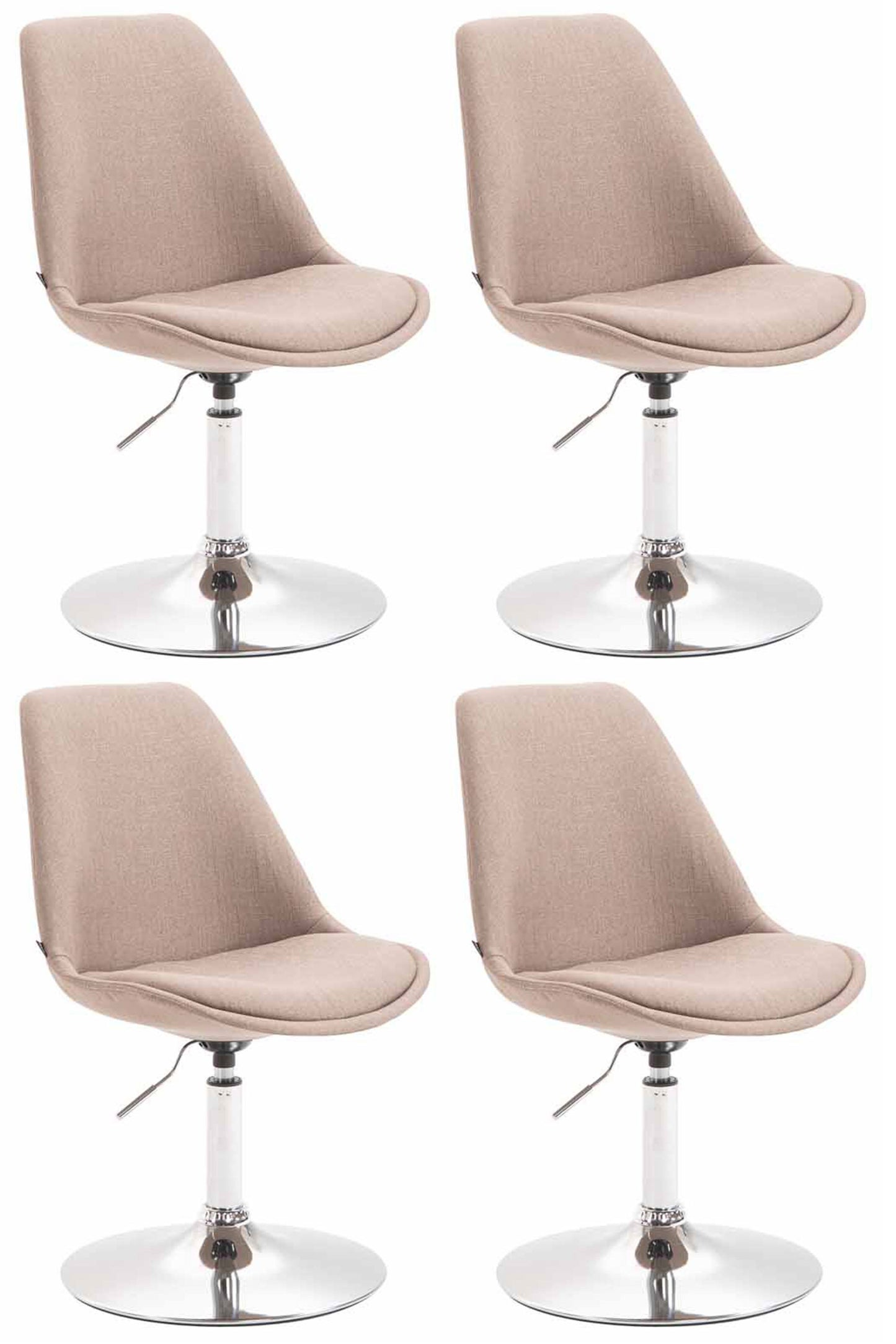 Set de 4 scaune de sufragerie Maverick tesatura