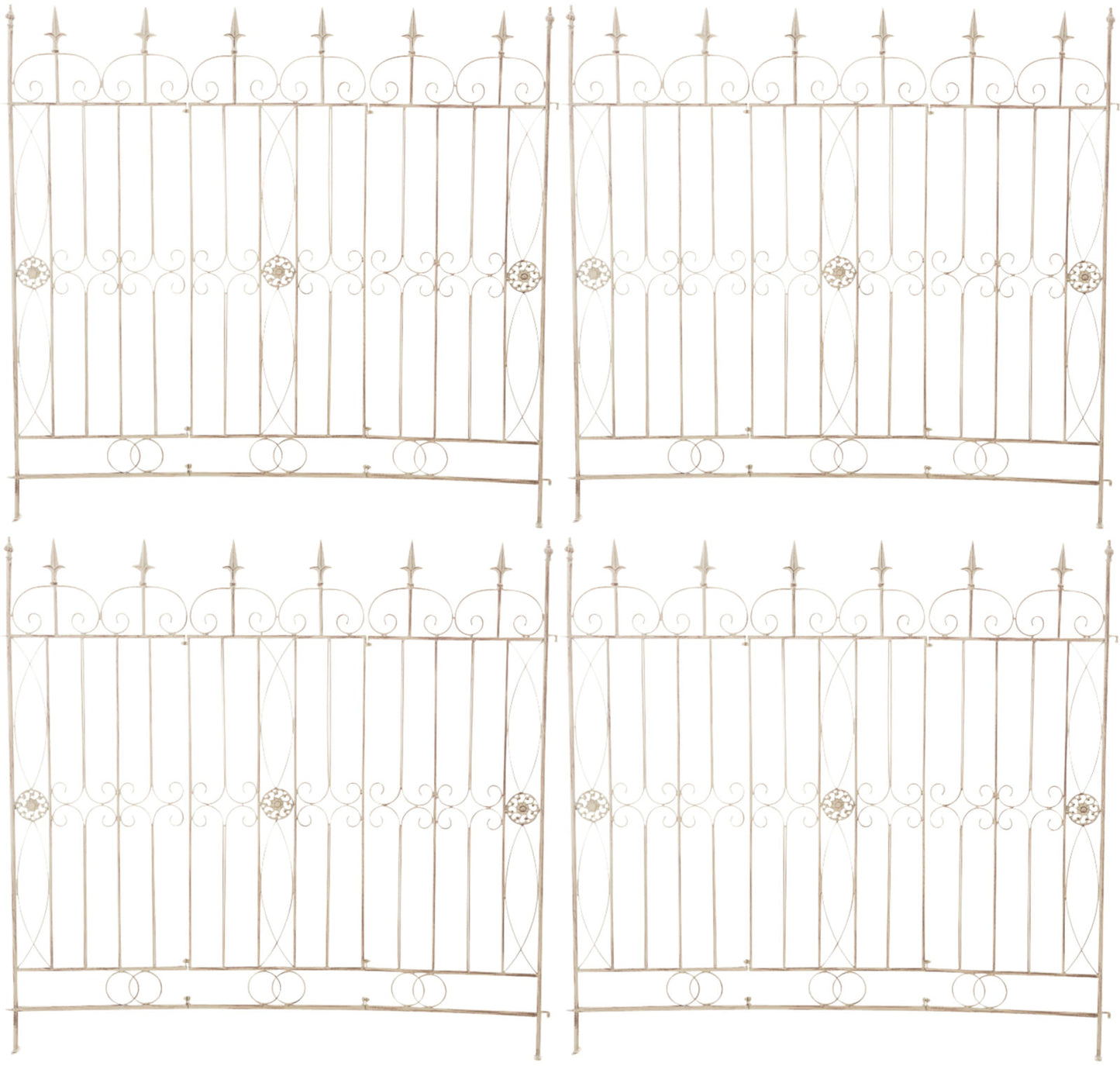 Set de 4 garduri de grădină chard