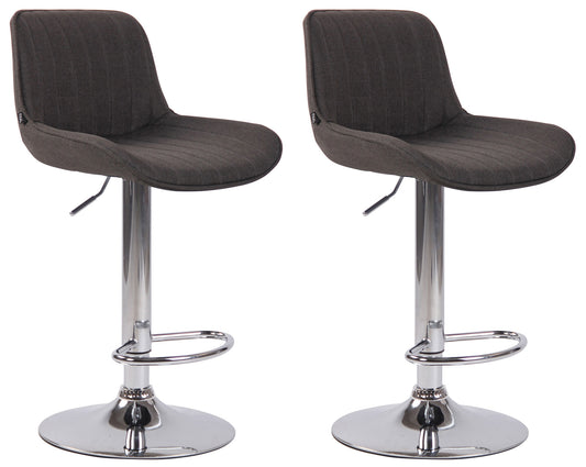 Set de 2 scaune de bar Lentini tesatura