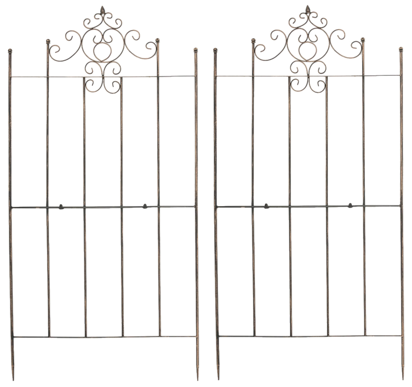 Set de 2 spaliere Paula 170 x 86 cm