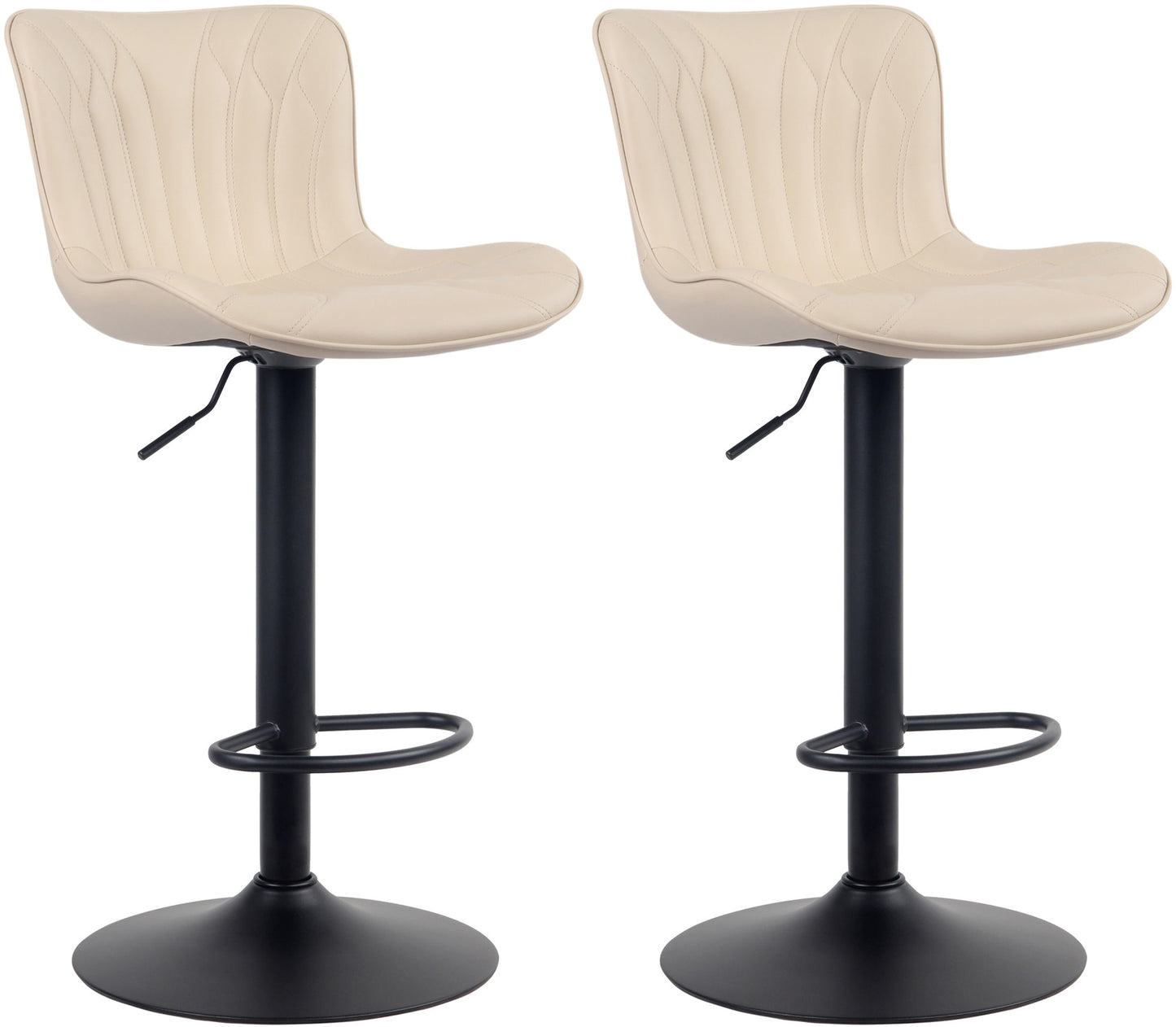 Set de 2 taburete de bar Linus