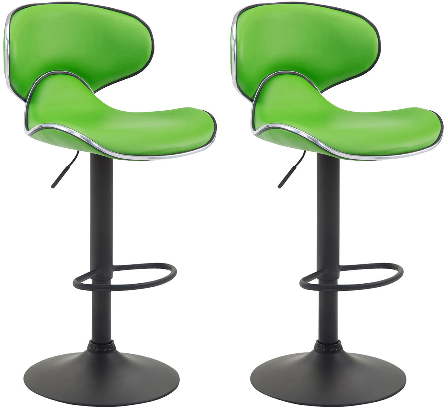 Set de 2 taburete de bar Las Vegas imitație de piele