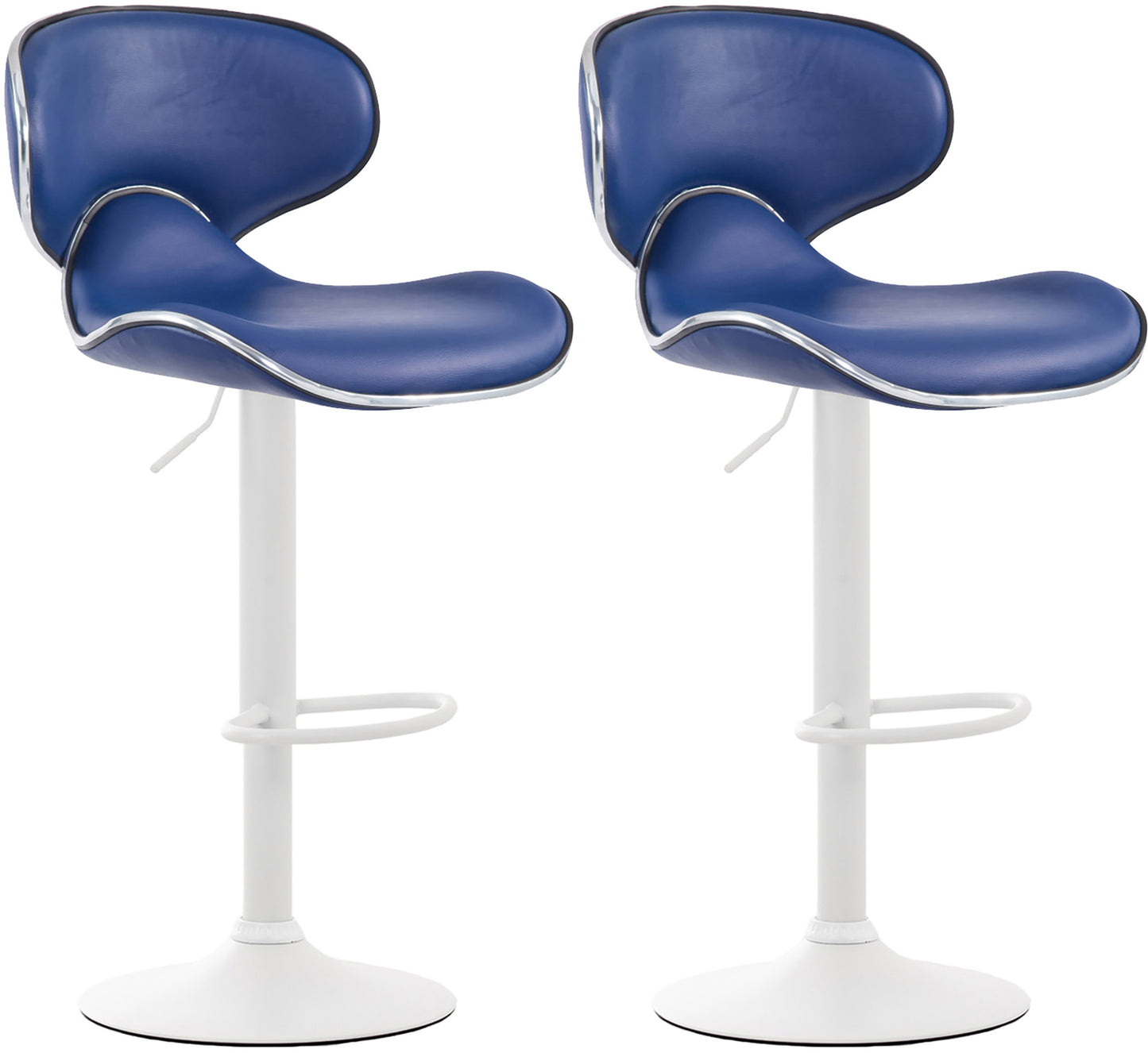 Set de 2 taburete de bar Las Vegas imitație de piele