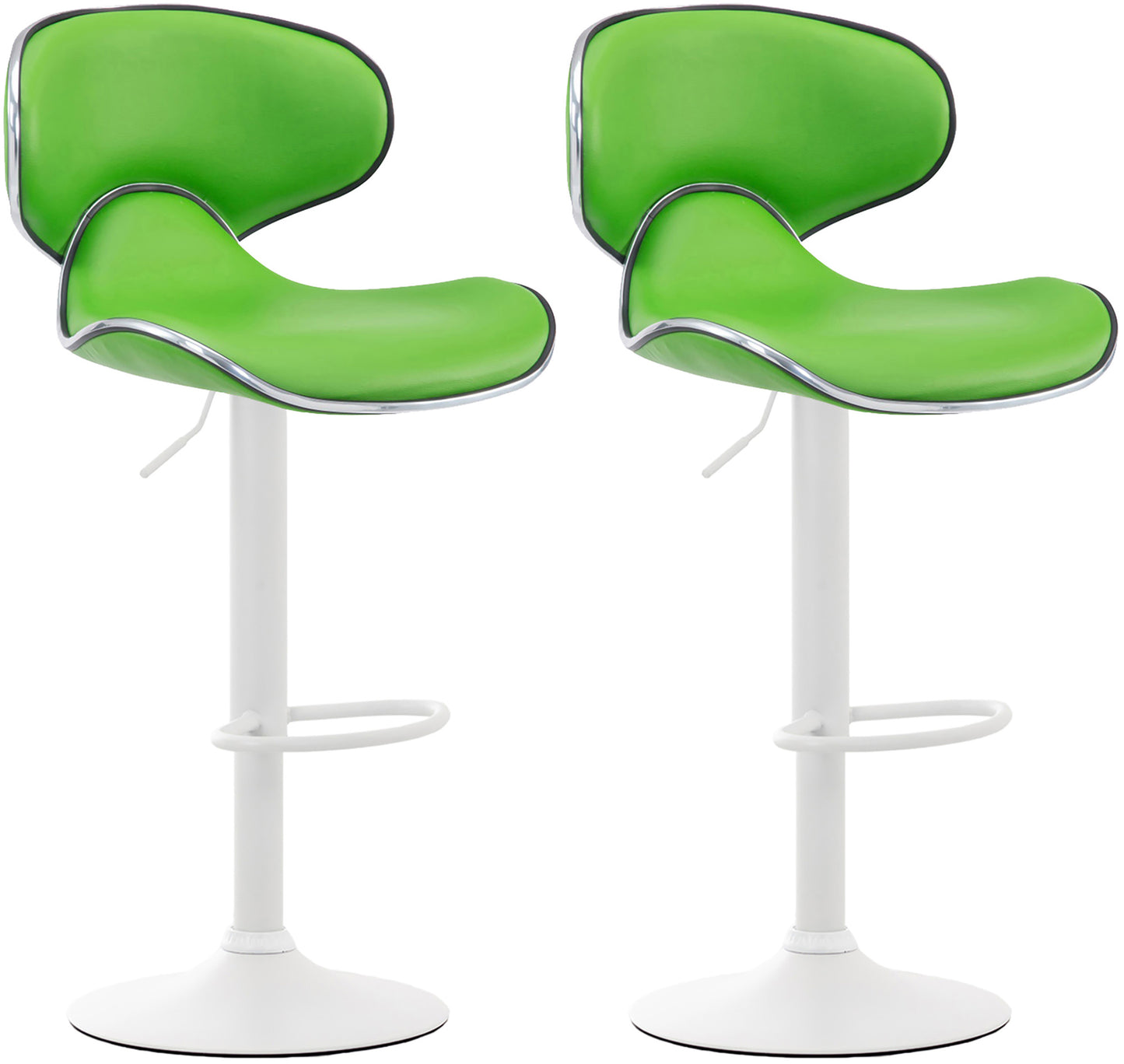 Set de 2 taburete de bar Las Vegas imitație de piele