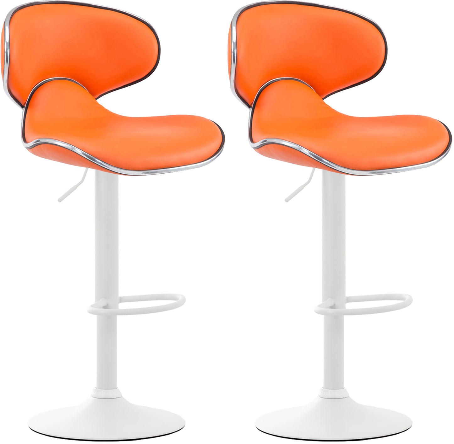 Set de 2 taburete de bar Las Vegas imitație de piele