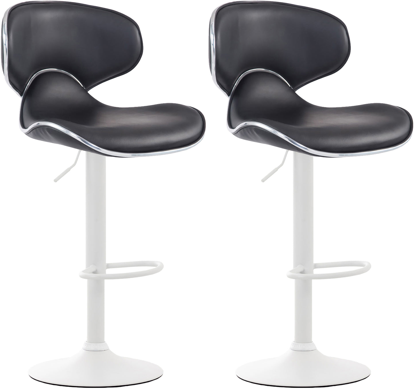 Set de 2 taburete de bar Las Vegas imitație de piele