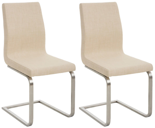 Set de 2 scaune de sufragerie Belfort tesatura