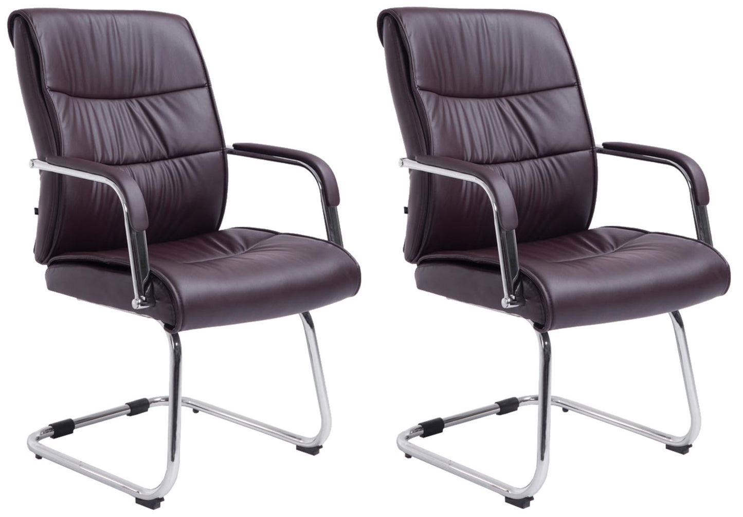 Set de 2 scaune pentru vizitatori Sievert