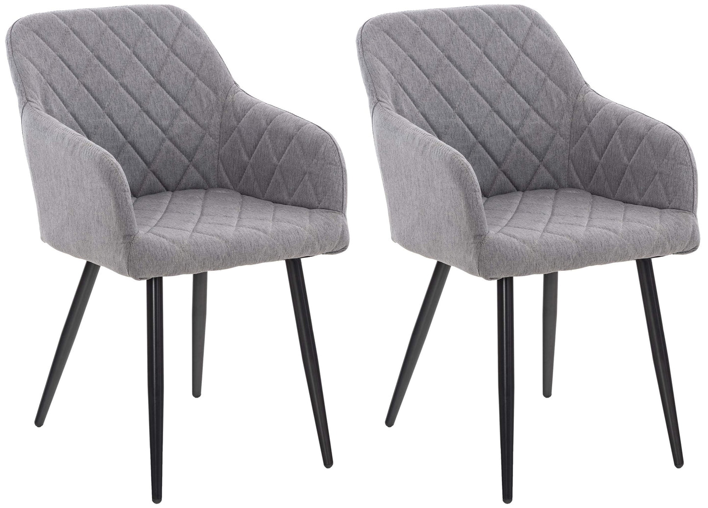 Set de 2 scaune de sufragerie Shila