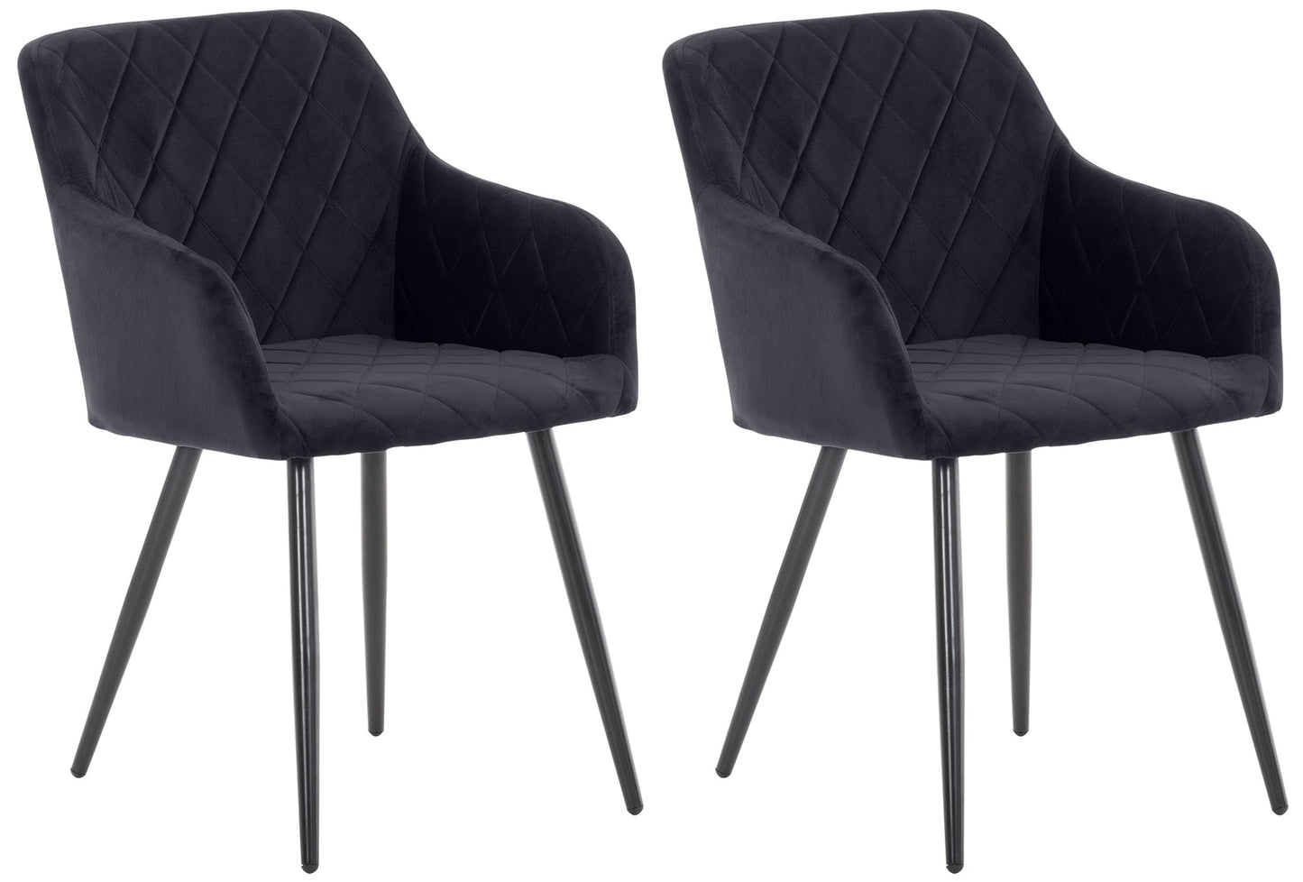 Set de 2 scaune de sufragerie Shila