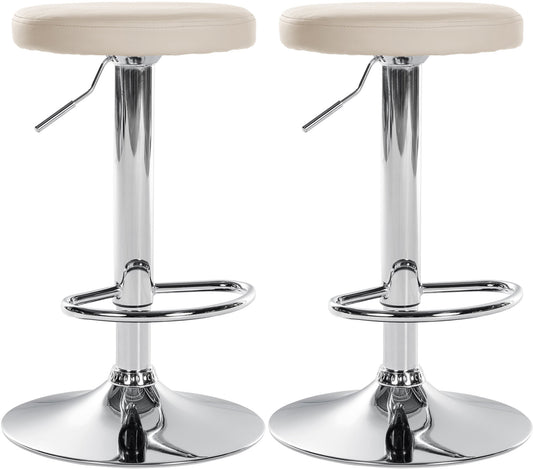 Set de 2 taburete de bar Ponte imitație de piele