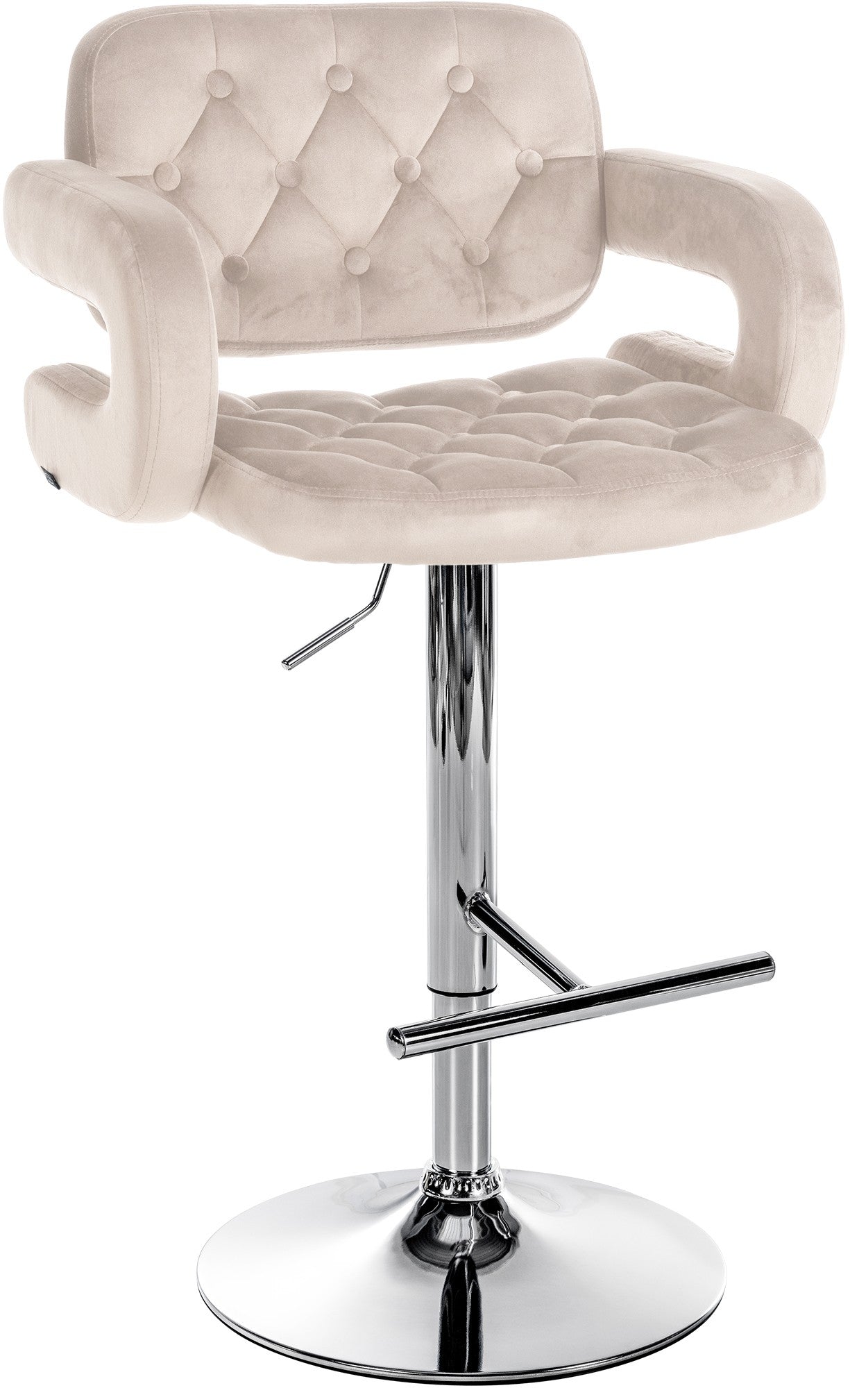 Taburet de bar din catifea Dublin