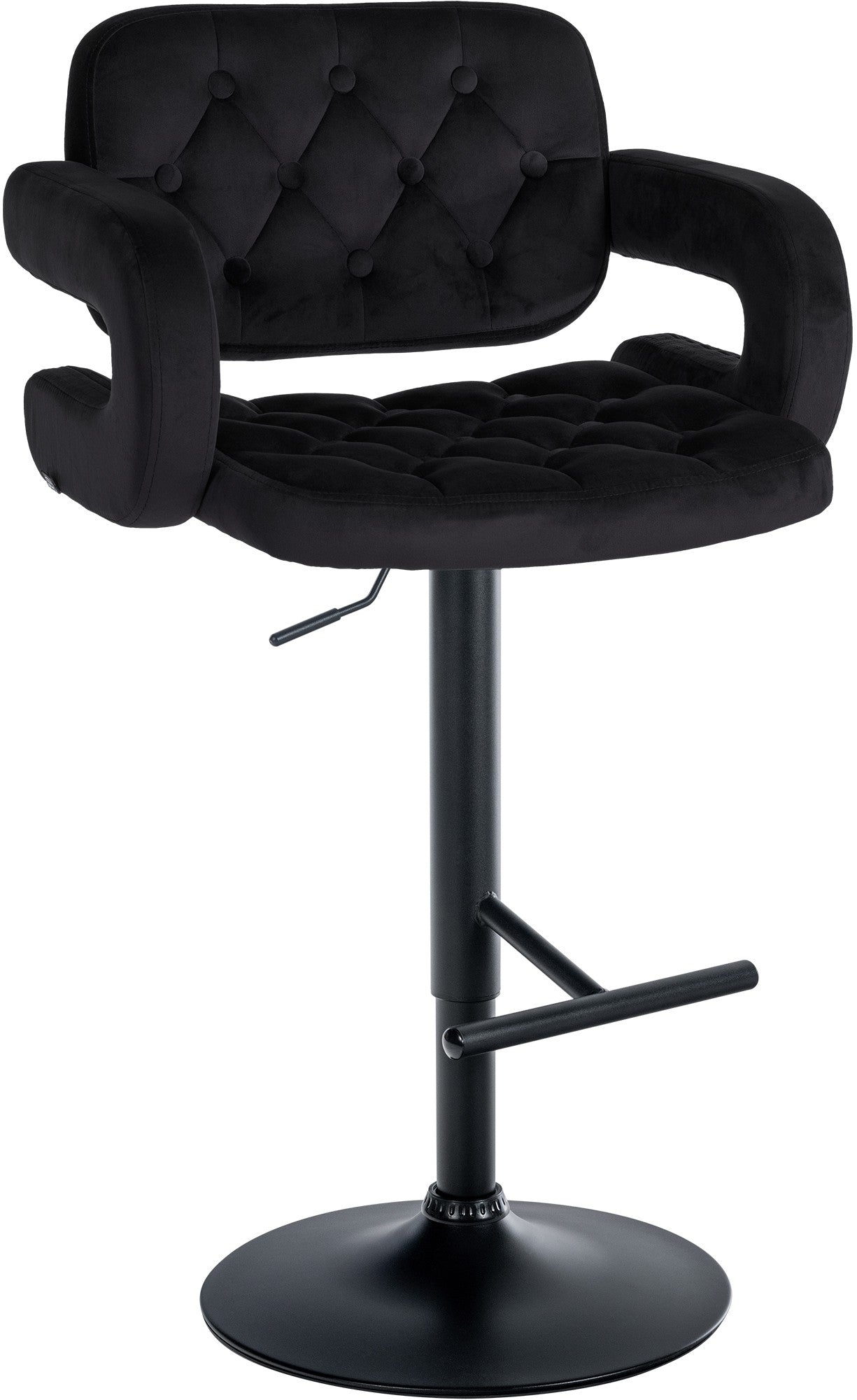 Taburet de bar din catifea Dublin