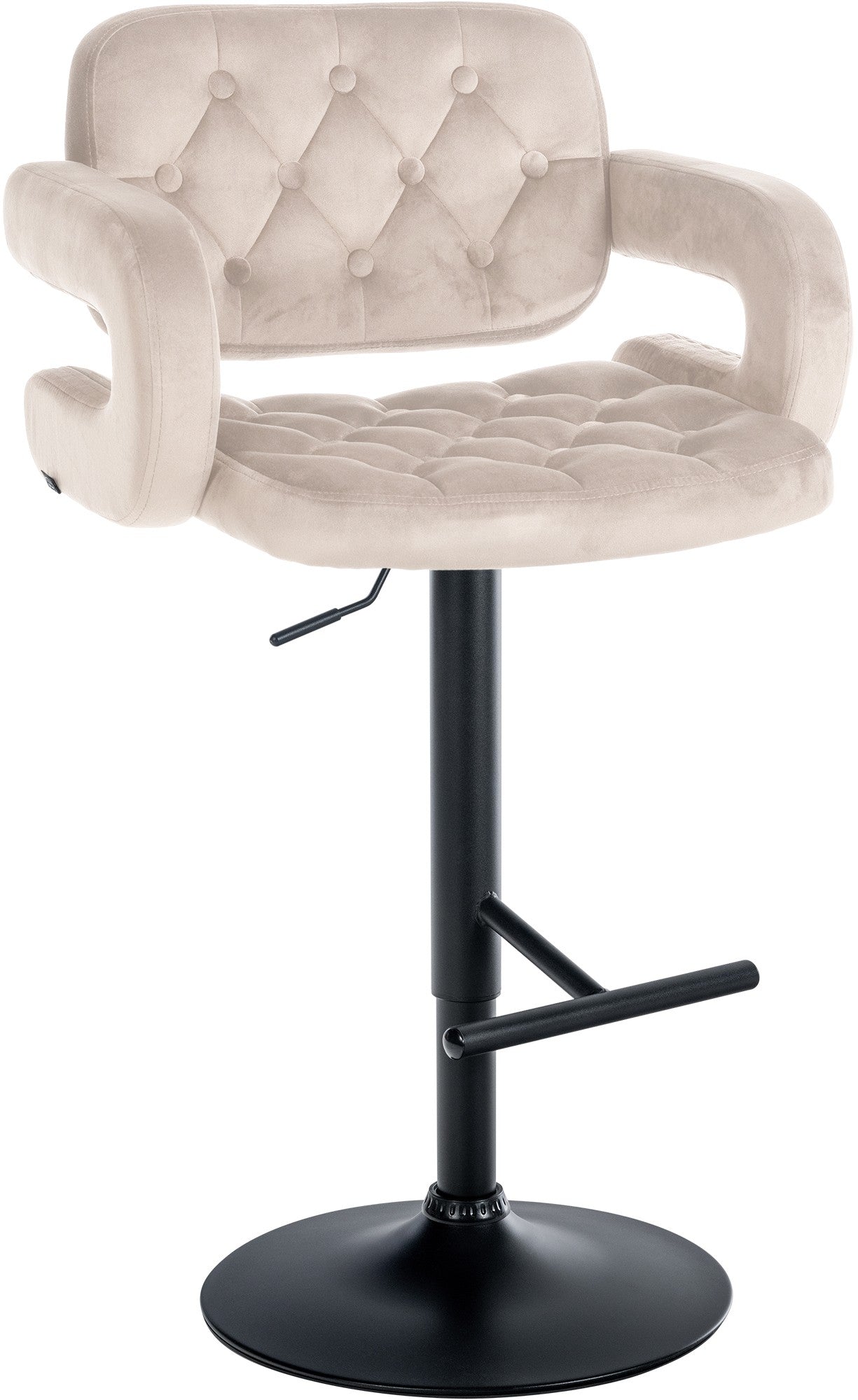 Taburet de bar din catifea Dublin