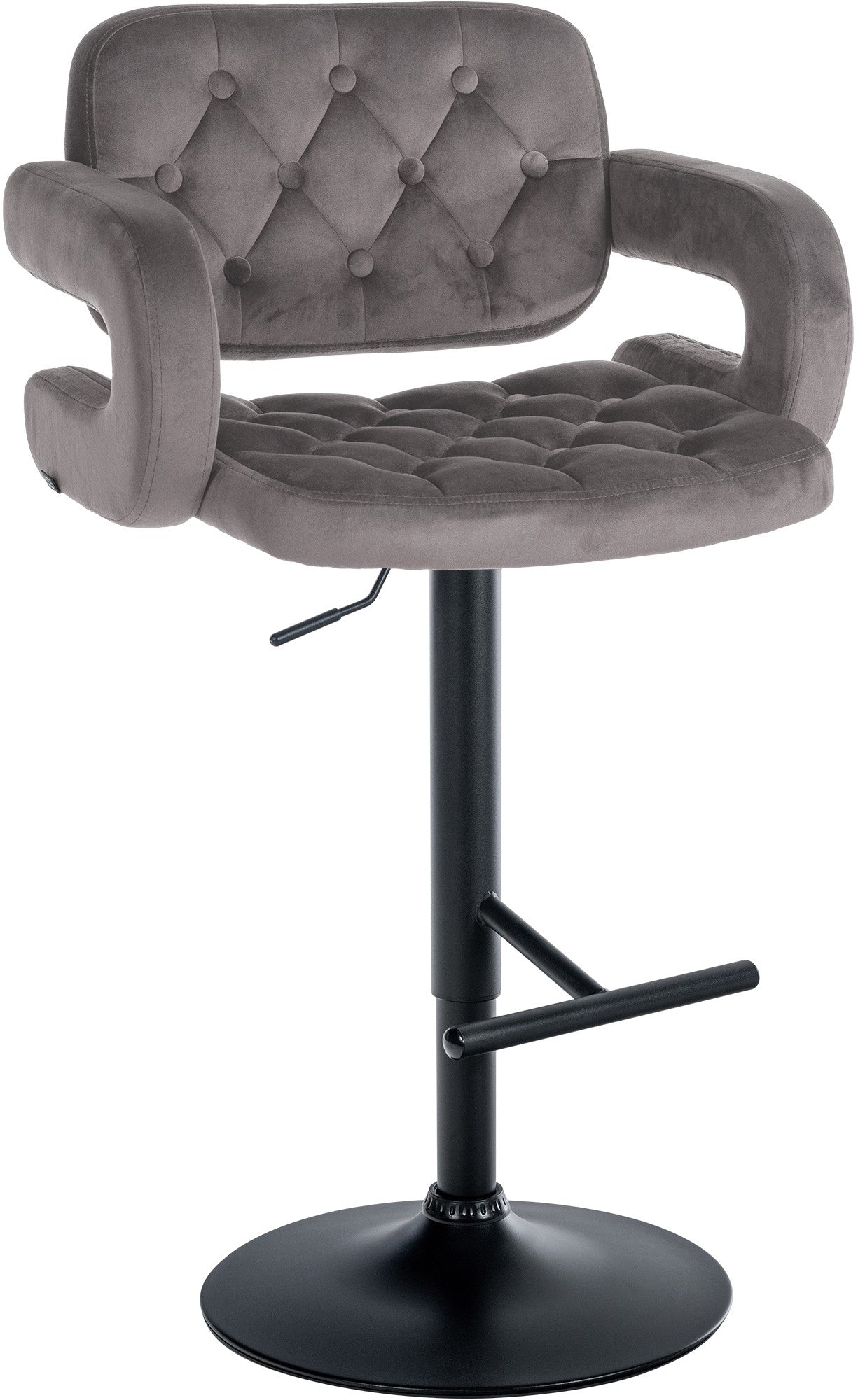 Taburet de bar din catifea Dublin