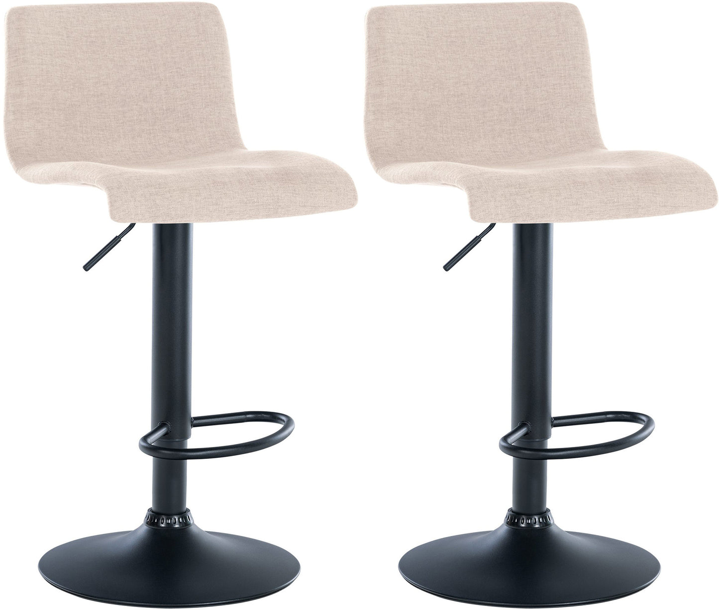 Set de 2 taburete de bar Branford