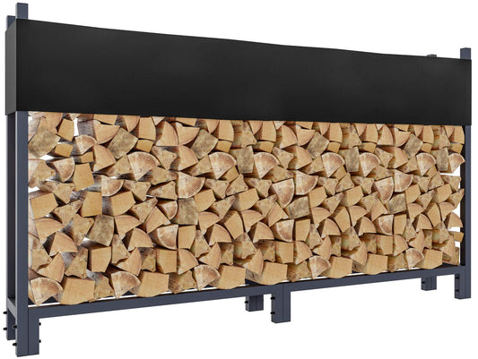 Suport pentru lemne de foc Martin cu prelata