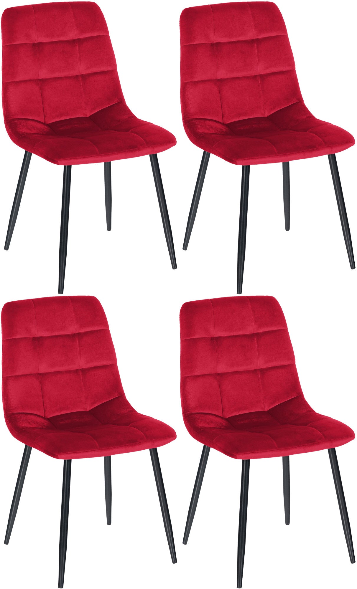 Set de 4 scaune de sufragerie Tilde