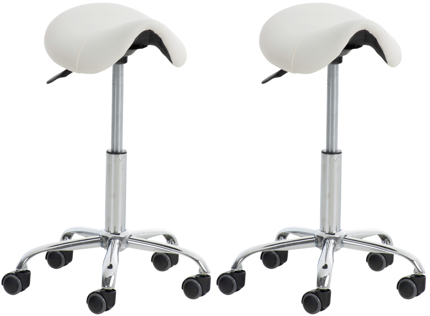 Set de 2 scaune de lucru Reno din imitație de piele