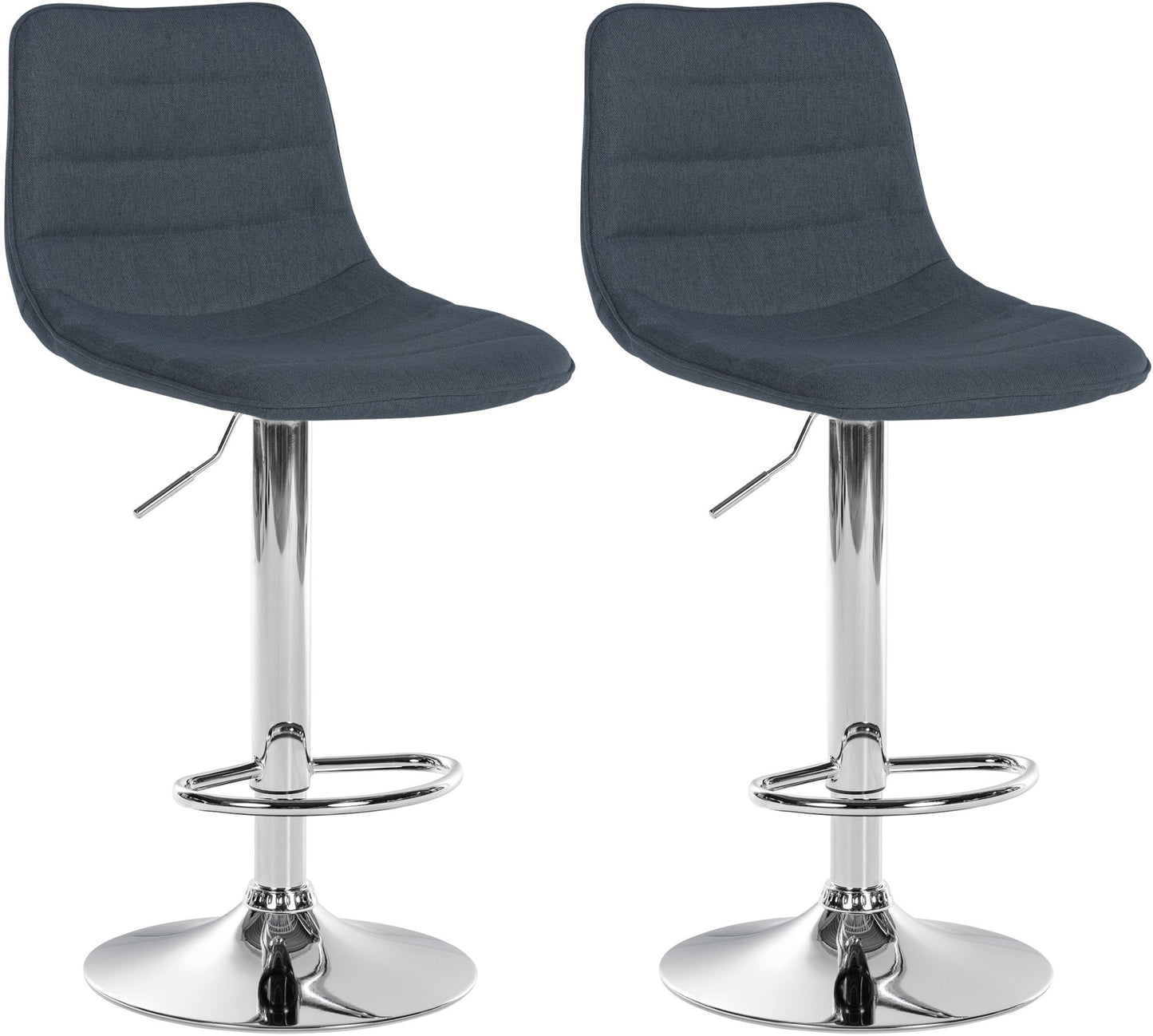 Set de 2 scaune de bar Lex tesatura