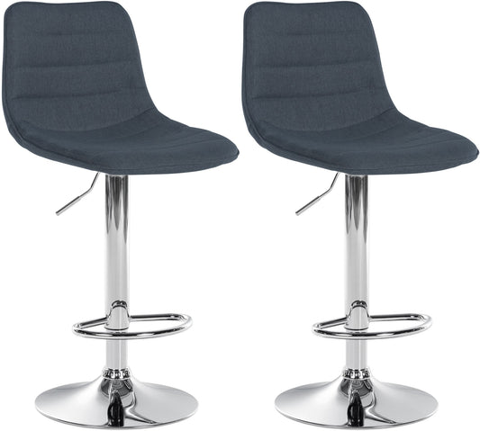 Set de 2 scaune de bar Lex tesatura