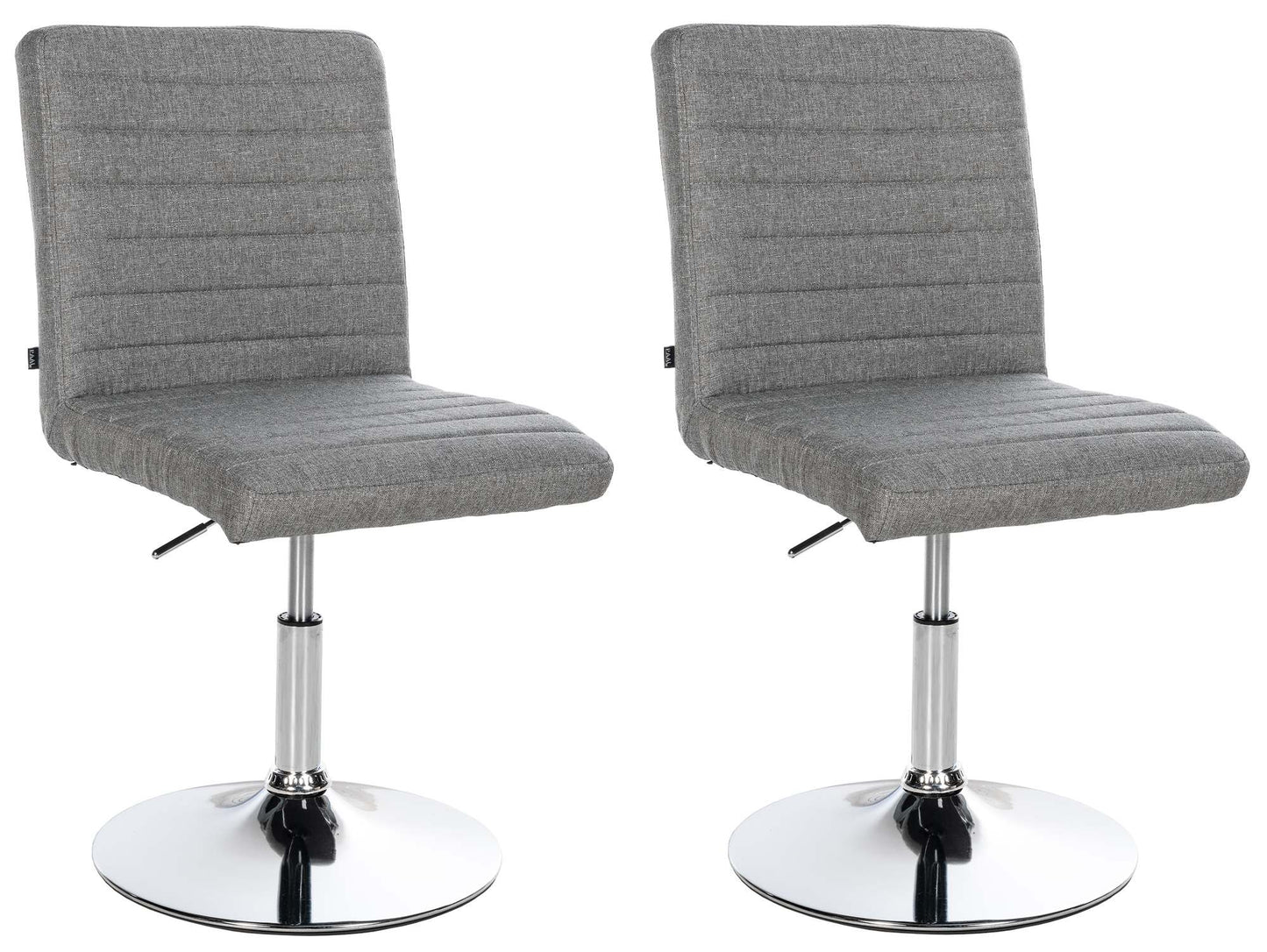 Set de 2 scaune de sufragerie tesatura Elvas