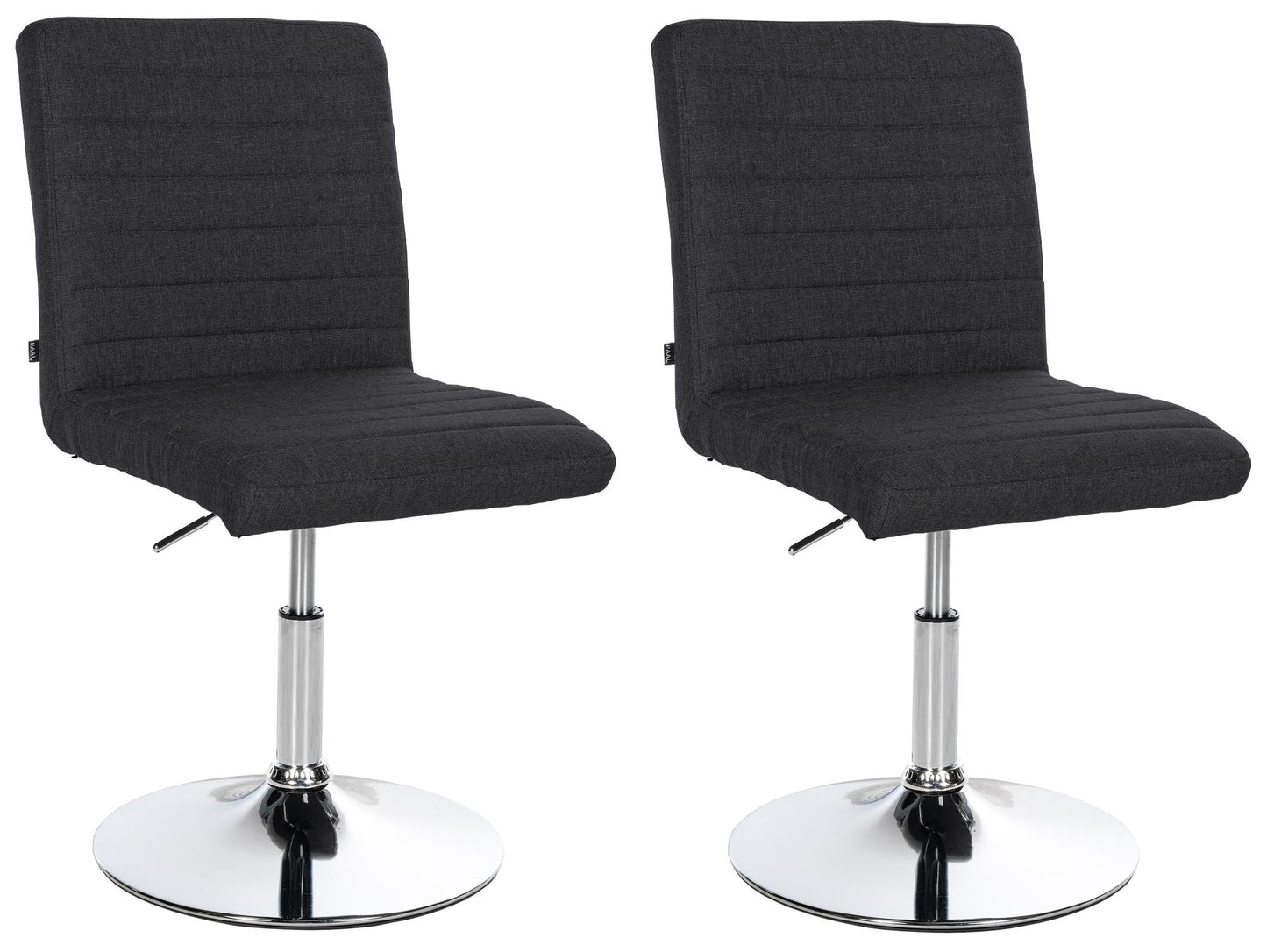 Set de 2 scaune de sufragerie tesatura Elvas