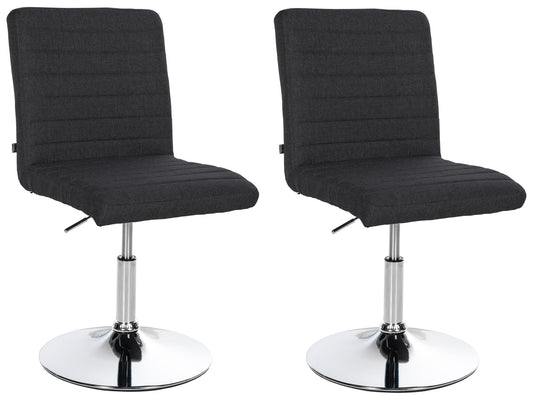 Set de 2 scaune de sufragerie tesatura Elvas