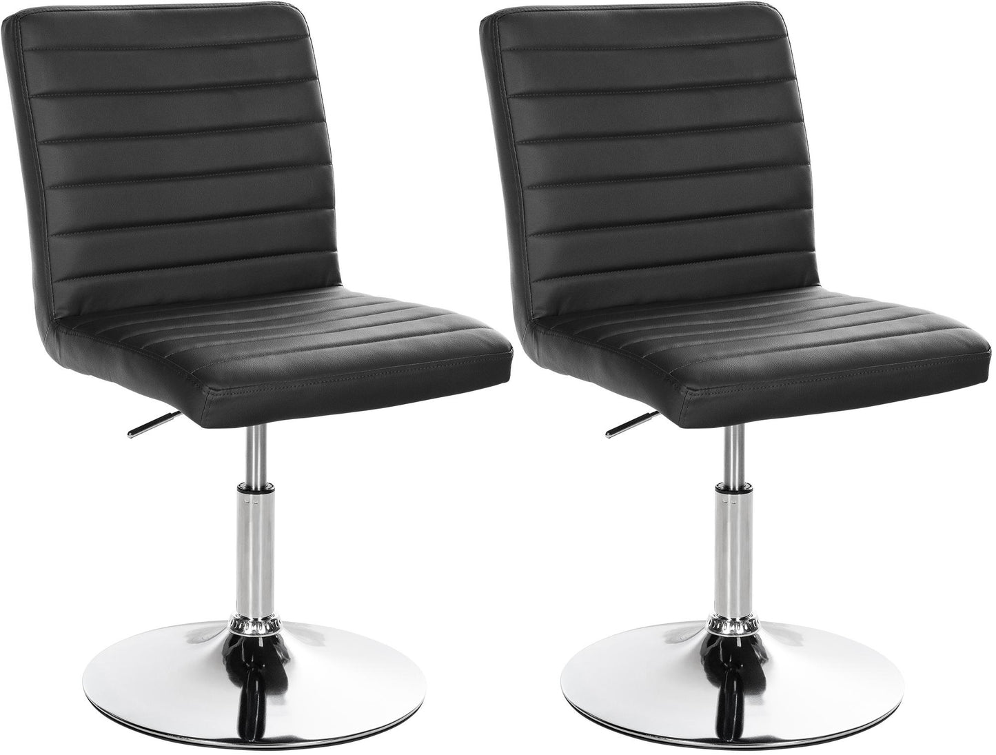 Set de 2 scaune de sufragerie Elvas imitație de piele